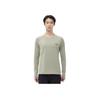 Li Ning Running Series Sports Casual Simple Solid Color Round Neck Pullover Long Sleeve T-Shirt Men Tops Frost-Gray ATLU225-3