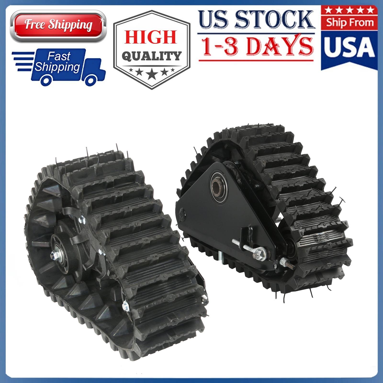 Go Kart Karting Pair Rear Wheels Tracks for Snow Sand Snowmobile ATV UTV Dune Mower Four Wheeler UTV Buggy Quad Rear wheel Tire United States