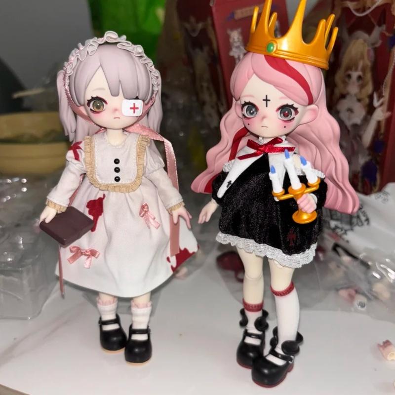 Genuine New Nyssa Bizarre Nightmare Series Kawaii Anime Action Figure 1/12 Bjd Toy Blind Box Surprise Doll For Girls Custom Gift