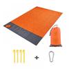 2x2.1m Waterproof Pocket Beach Blanket Folding Camping Mat Mattress Portable Lightweight Mat Outdoor Picnic Mat Sand Beach Mat