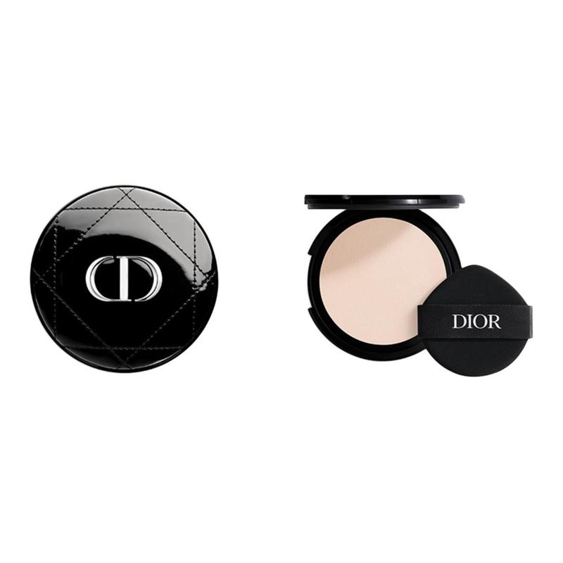 

DIOR Cushion Two-piece set: Long-lasting moisturizing satin air cushion replacement core #00N 12g + black lacquered cannage pattern shell чёрный