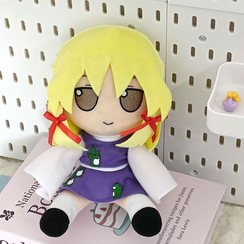 Cute Touhou Project Moriya Suwako Fumo Plush Toy Cute Frog Goddess Character Soft Stuffed Doll Anime Plushie for Fans Birthday Gift Home Room Decor