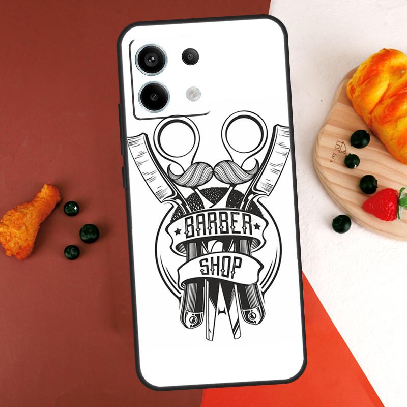 Barber Shop Hair Stylist Salon Case For Xiaomi Redmi Note 14 13 Pro 9 10 11 12 Pro 10S 11S 12S Redmi 14C 13C 10C 12C Coque