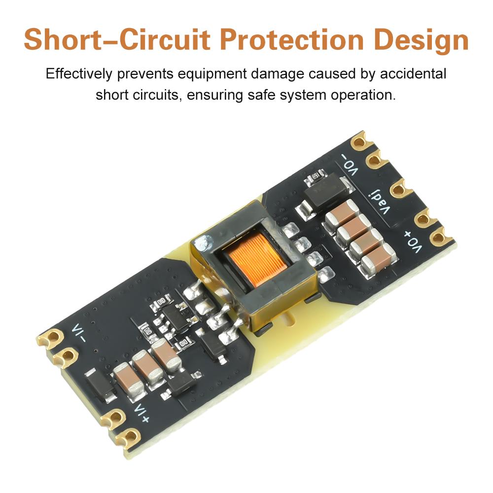 JW3510 Isolated Power Module DC-DC Buck Converter 3-42V Input to ±5V/±12V Output Boost Module Stabilizer Board Reserved for LDO