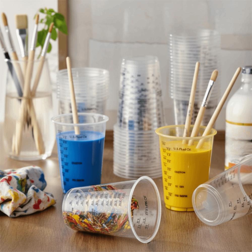 With Stirring Sticks Epoxy Resin Mixing Cups Measuring Cups Stirring Sticks Mixing Pigments