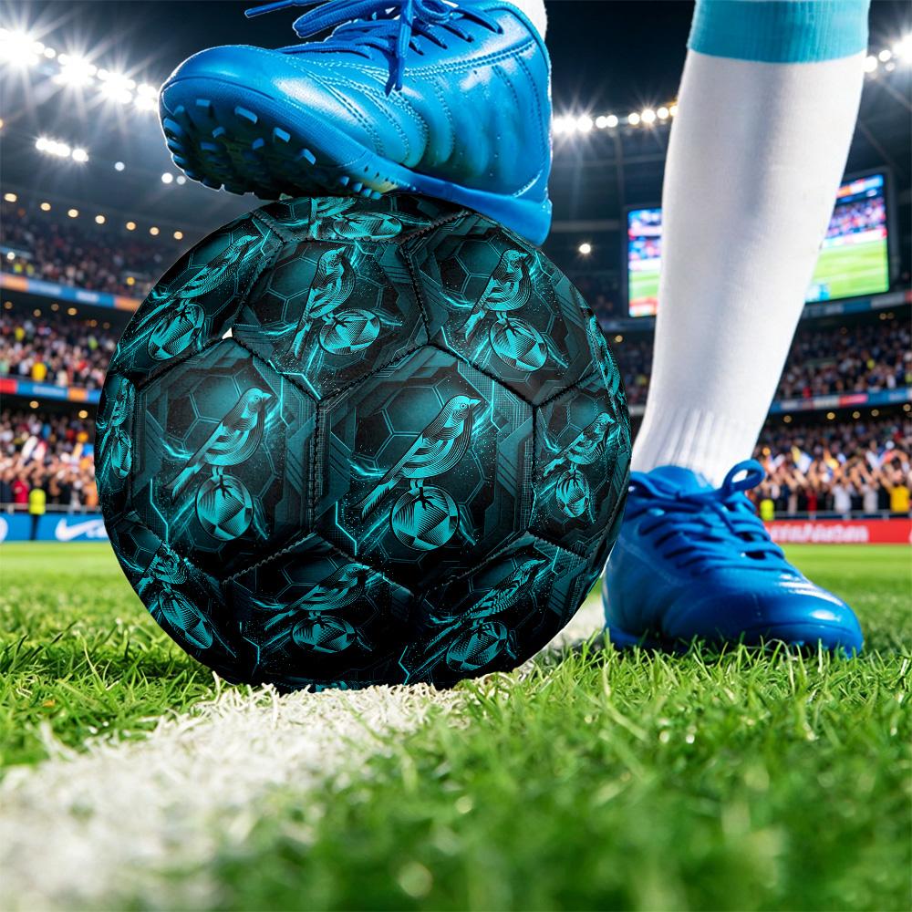 Norwich City FootballPrinted Size 5 Soccer Bball, Anti Slip Adult Match Football Souvenir for Football Fans
