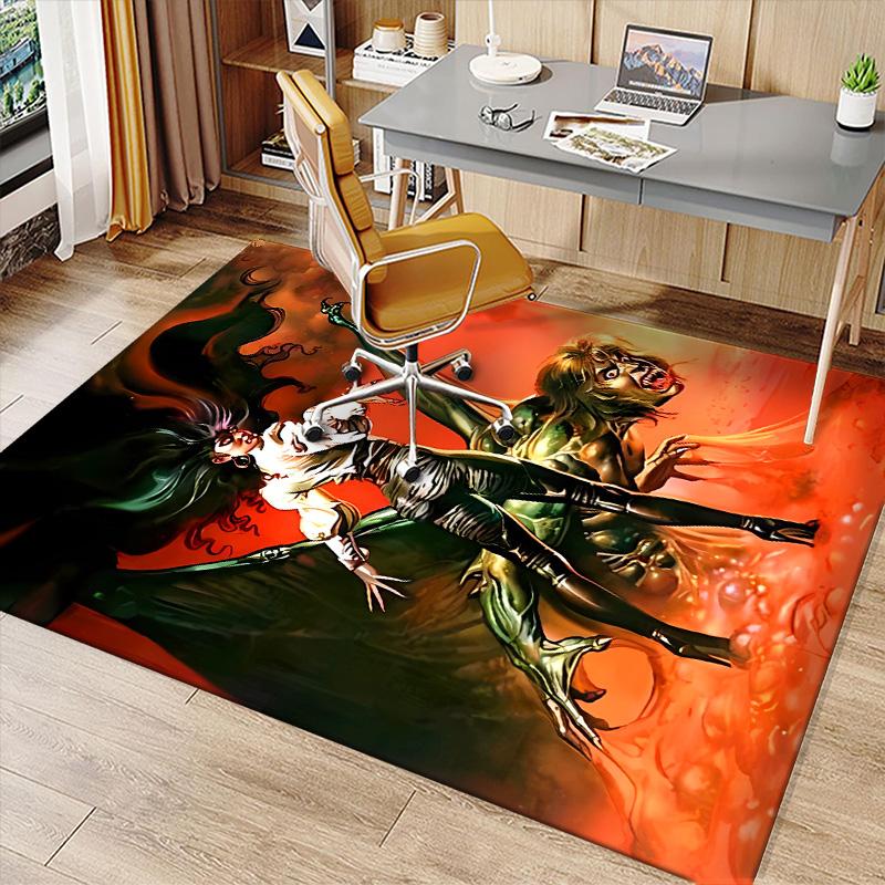 Ozzy Madman2 Printed Absorbent Washable Carpet, Non-Slip Bathroom Mats, Kitchen Rugs, Yoga Mat,Living Room Entrance, Camping Picnic Rugs