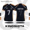 Haikyuu Karasuno Yamaguchi 12 Cosplay Trikot, Sommer Kurzarm T-Shirt für