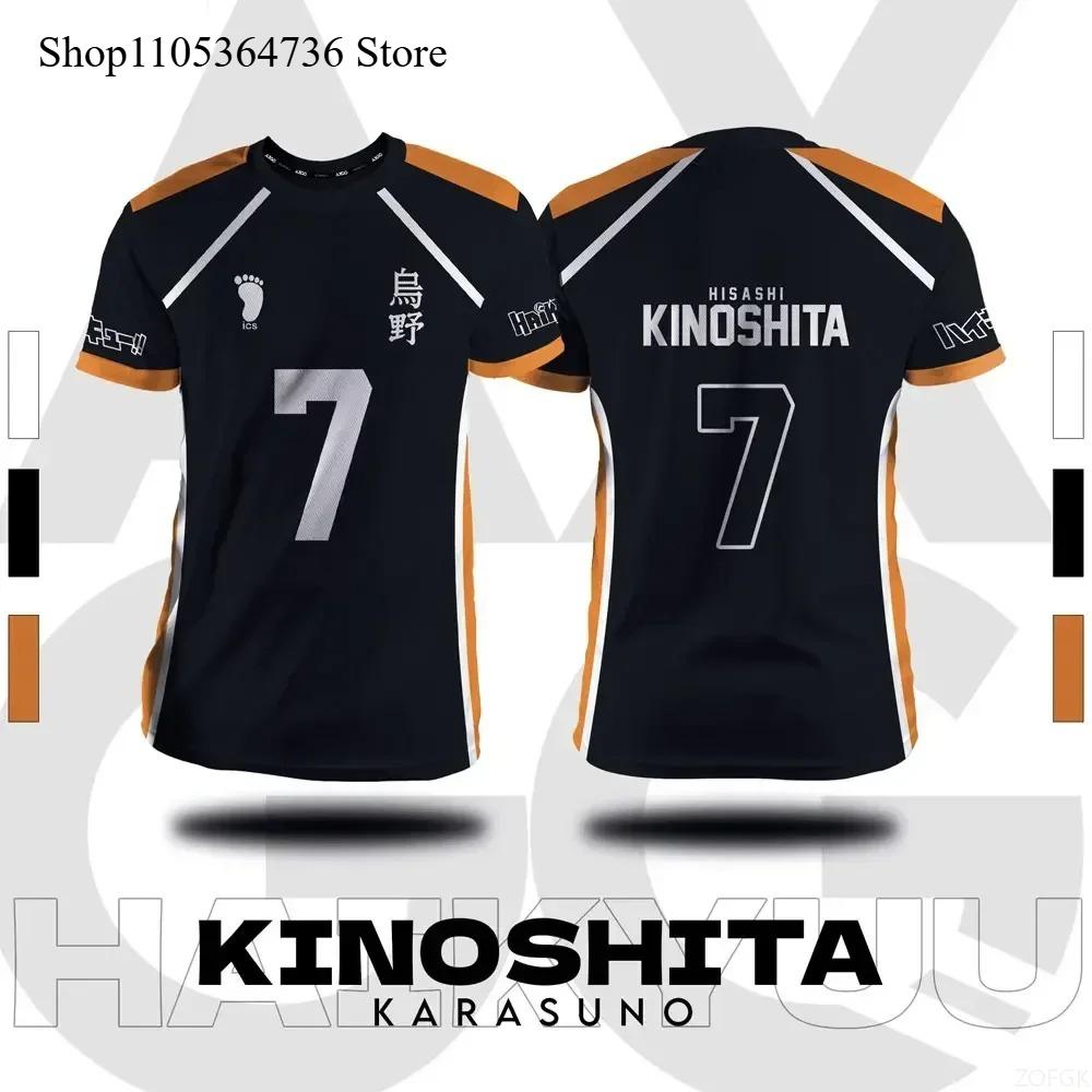 Haikyuu Karasuno Yamaguchi 12 Cosplay Trikot, Sommer Kurzarm T-Shirt für