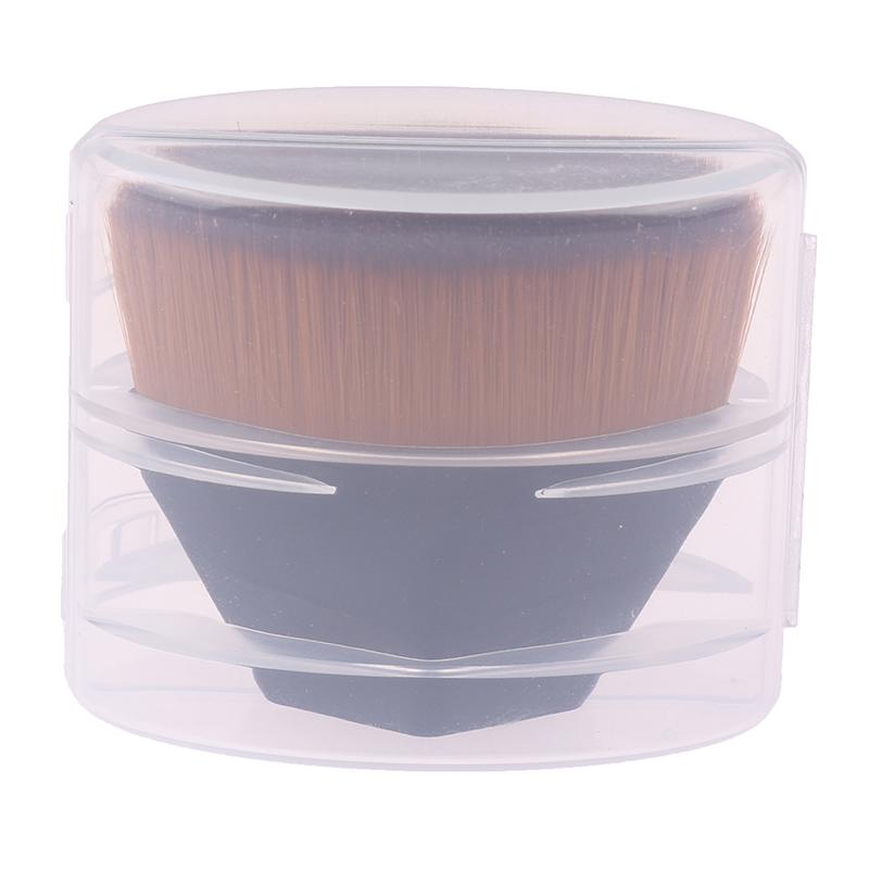 

1 PCS Professional Grade Foundation Brush Petal-Shaped Flat Top Kabuki for Cream Powder Liquid Cosmetics Blending чёрный