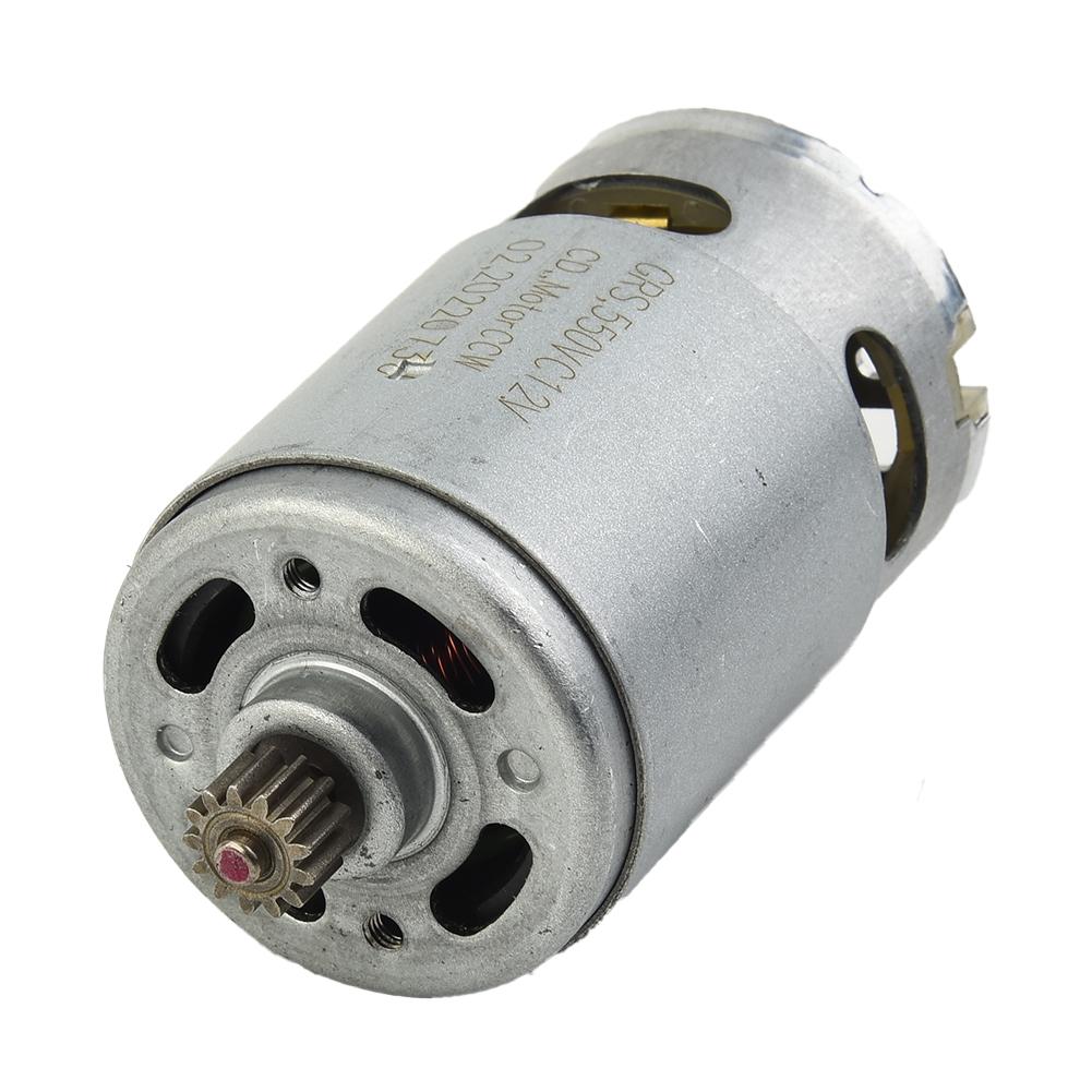 12V 13 Teeth 550VC8518 Gear Motor for GSR12V15 TSR1080 2 LI Rechargeable Electric Drill Screwdriver Rotor Replacement Part