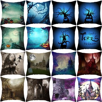 New Peach Skin Halloween Pillowcase Home Wish Home Supplies Cushion Cover Waist Pillowcase