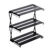 Desktop Storage Rack Camping Storage Rack Storage Display Rack Folding Metal Aluminum Alloy Storage Rack Folding Shelf