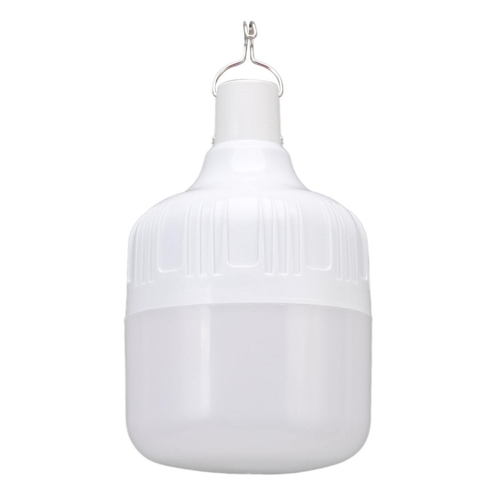 Outdoor LED USB Rechargeable Light Bulb 120W Portable Emergency Light Bulb with Hook for Night