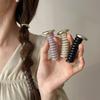 Elegant Coiled Elastic Hair Scrunchies for Girls and Ladies Gift Coiled Hair Ties Telephone Cord for Women And Girls