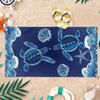 Waves and Sea Turtles Beach Towel Quick-drying Super Absorbent Suitable for Swimming Beach Pool Gym Summer Gift for Friends