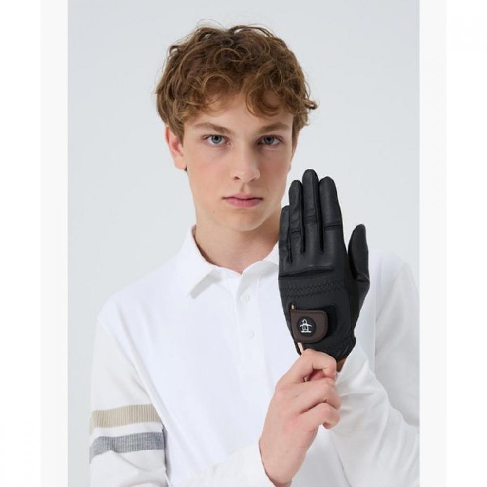 MunSingwear Men S Synthetic Leather gloveS Black Mr321mgl71