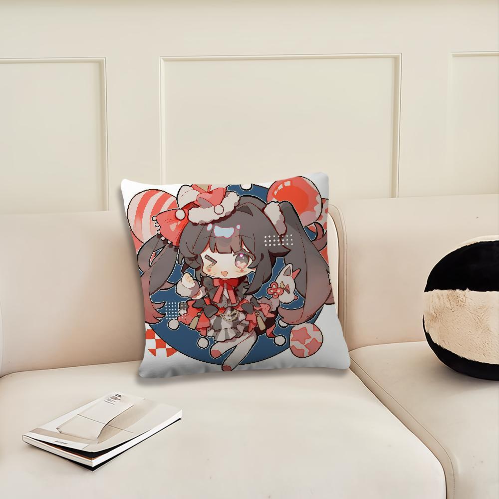 Hot Game Honkai Star Rai cushion cover Pillow Cover Decoration Room Home Sofa living Office Car Nordic Simplicity