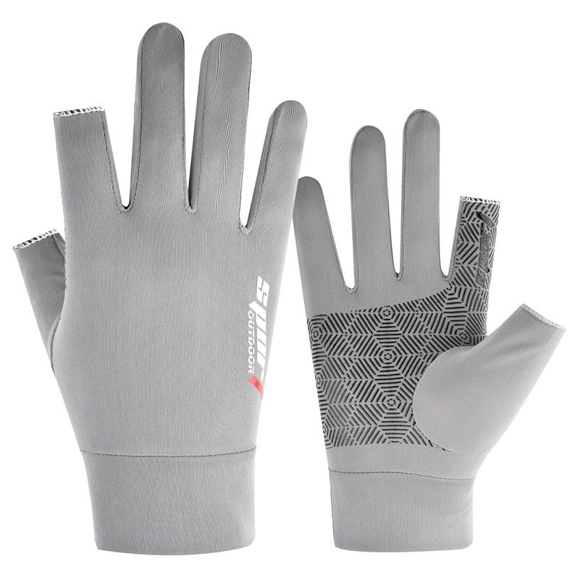 

Anti Fouling Anti Wearing Sweating Anti Dirty Sketching Paintings Two Finger Exposed Finger Electronic Digital Panel Screen Office Gloves One Size