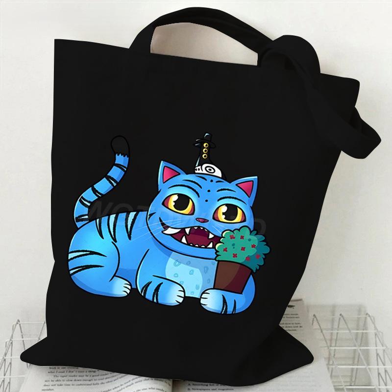Witch Hunters Peripheral Printing Fashion Shoulder Bag Women's Large Capacity Student Portable Tote Bag Canvas Bag
