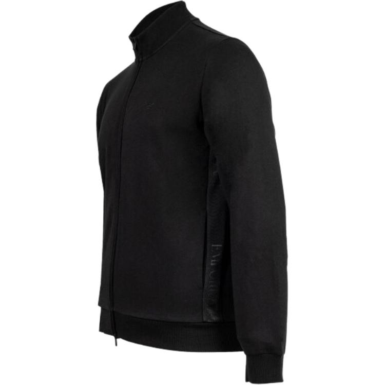 Emporio Armani Logo Print Zip-Up Stand Collar Long Sleeve Jacket Men Jackets EM001866-AF14976-UC001