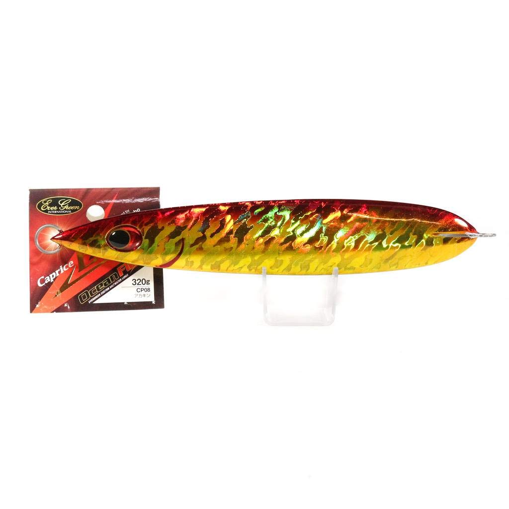 

EVERGREEN Caprice Edge Metal Red CP08 Lure Jig, 18.6cm, 320g, Gold,