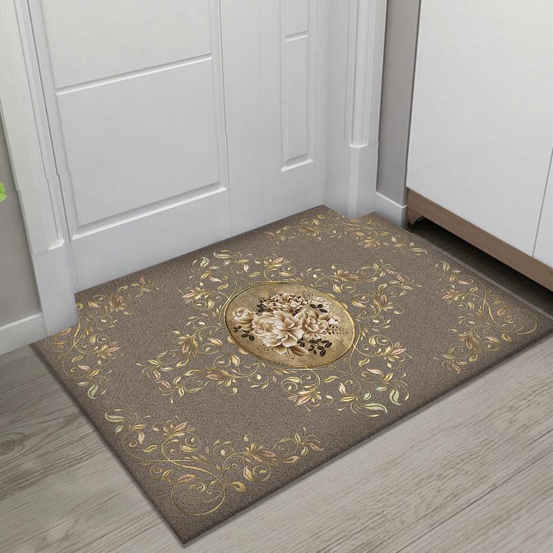 European Style Non-Slip Entrance Door Mat for Living Room and Bedroom