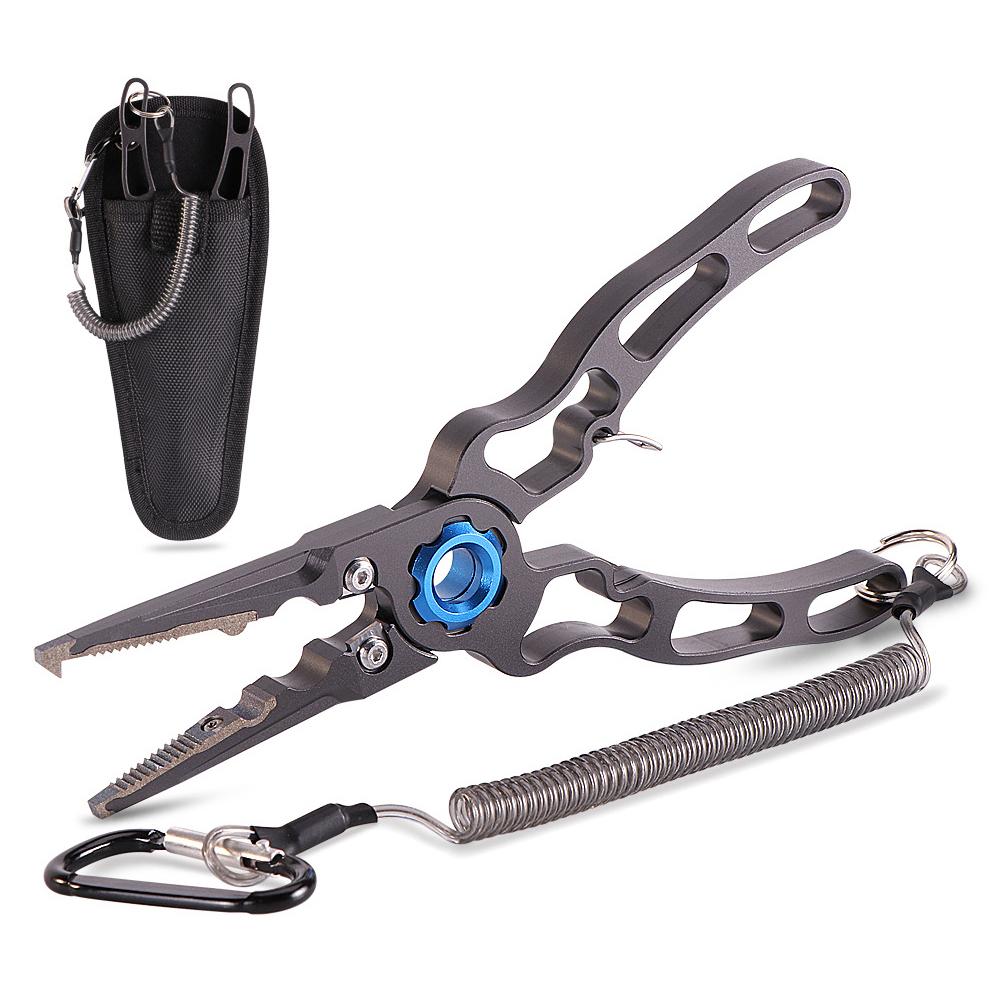Fishing Line Cutter Aluminum Alloy Fishing Hook Remover Multifunctional Fish Controller Tongs for Outdoor Bass Fishing Line