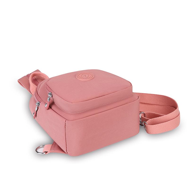 Dam Bröstväska Lätt Crossbody-väska Vattenavvisande Nylon Resväska Multifunktionell Ryggsäck