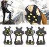 Outdoor 10-tooth Crampon Non-slip Shoe Cover Climbing Travel Ice and Snow Ground Adventure Shoe Cover