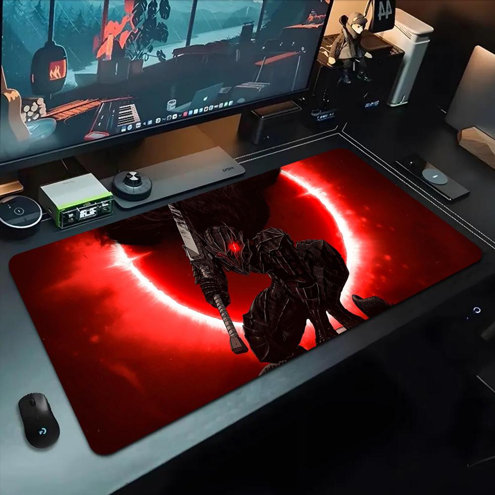 Berserk Mauspad 500X1000 mm Großes Gaming-Mauspad Gamer XL Gummi Otaku Tastaturpad Laptop Schreibtischmatte