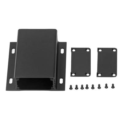 Aluminium Elektrikkasten Wasserdichte Anschlussdose Gehäuse Integrierter Typ 25x71x80mm Schwarz