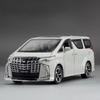 1:32 Scale Alphard Land Cruiser Toy Car Model Alloy Diecast Sound Light Pull Back Simulation Vehicle Models Boy Collectible Gift