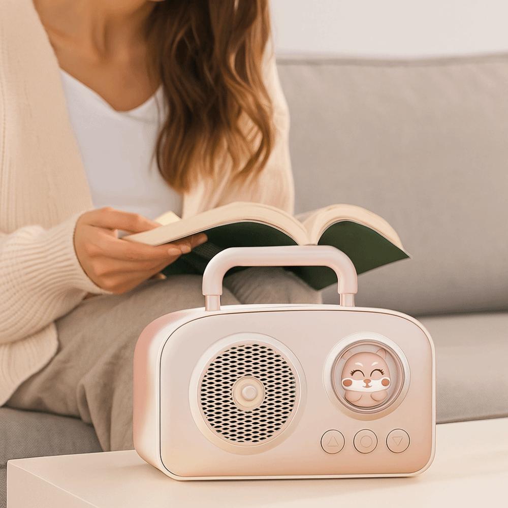 USB Interface Mini Retro Bluetooth Speaker Waterproof Wireless Speaker Portable Speaker  Travel