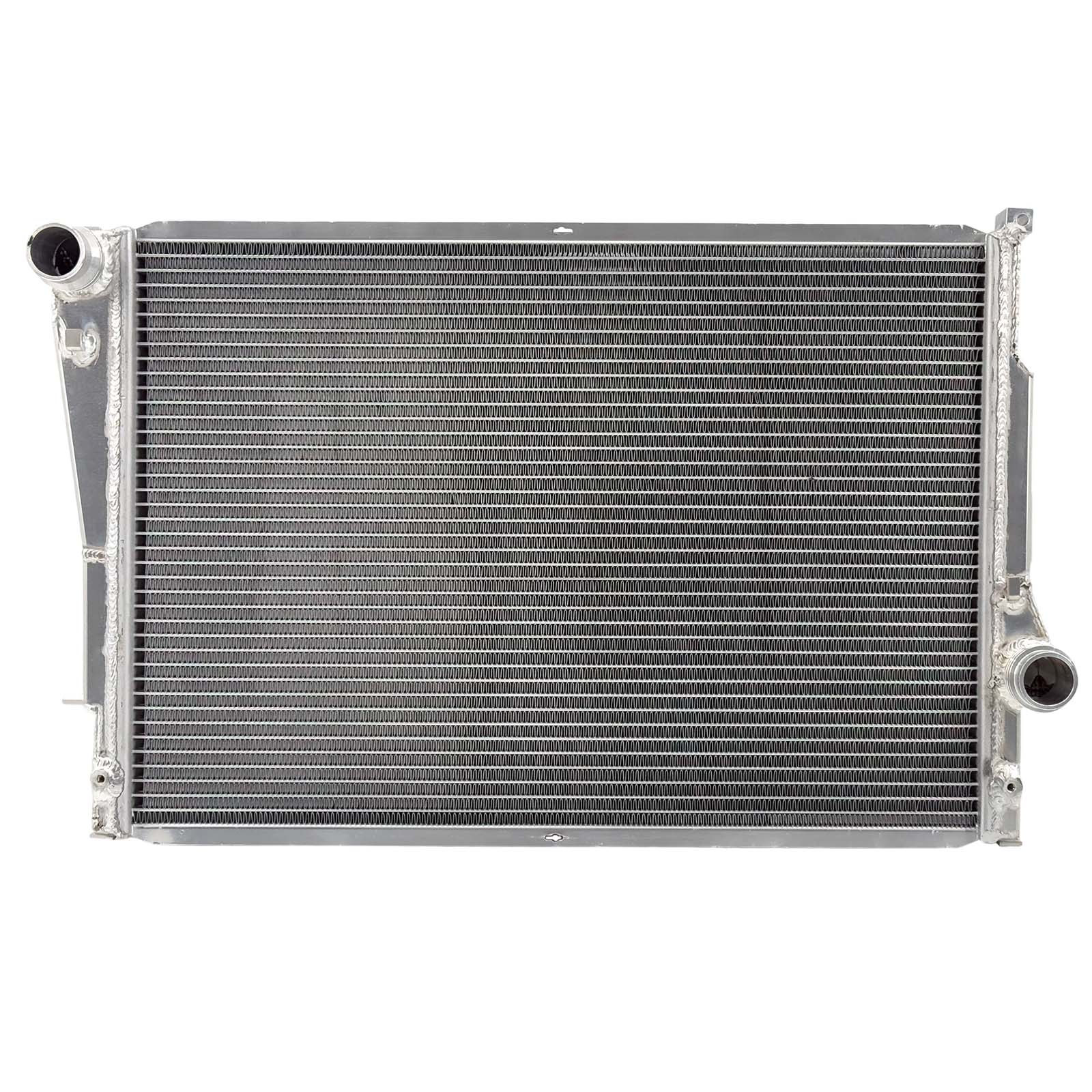 

3 Rows SPAWON Full Aluminum Car Radiator For 2001-2006 BMW M3 E46 Coupe 3.2L L6 Manual MT 2627 OEM 17102228941 Silver NO LOGO