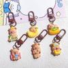 Set of 5/6 Capybara Key Rings Multifuntional Resin Accessory Cartoon Capybara Bag Pendant Suitable for Key and Bag