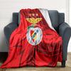 1Pc Benfica Football Crest Blanket For Couch Bed Plush Cozy Fuzzy Blanket Super Soft Warm Blankets For Fall And Winter 0918220