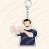 Popular Soccer Ball Player Keychains for Accessories Bag Football Key Chain Ring Fans Gifts Friends Keyrings 4