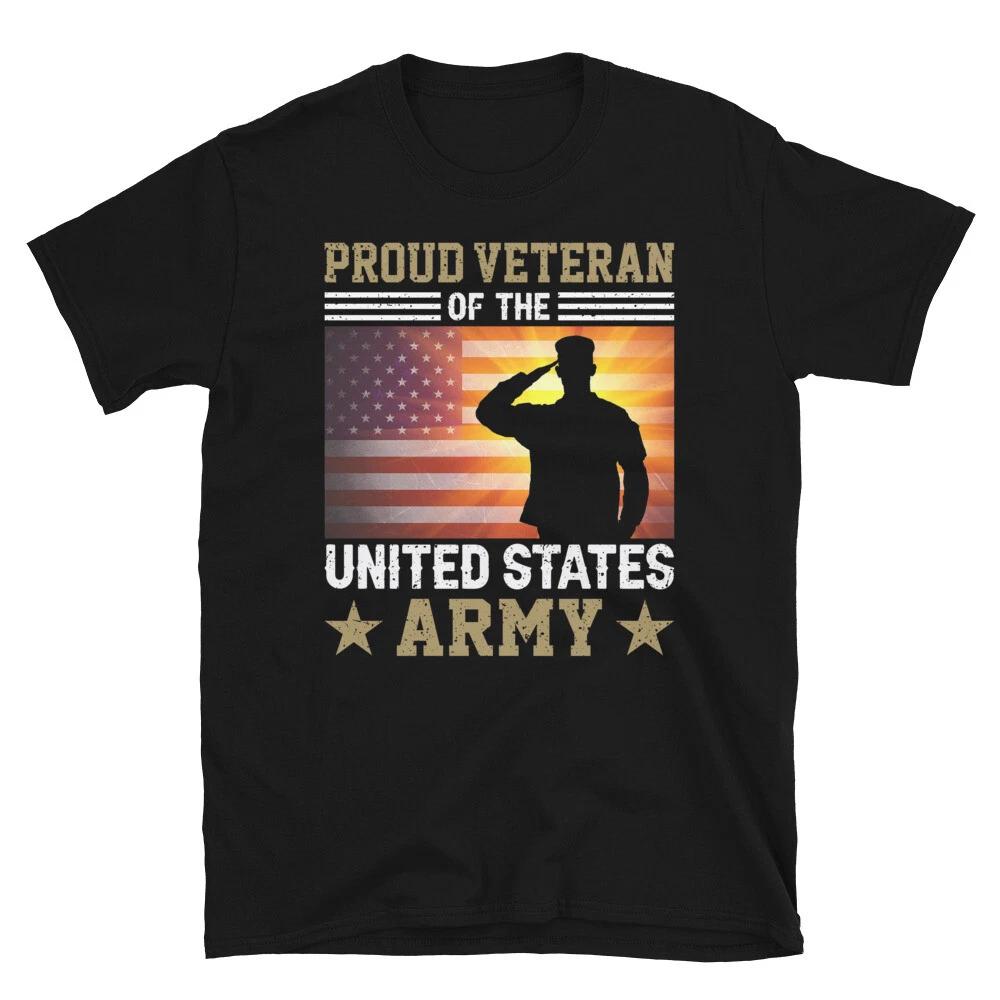 Soldier Honor Duty America Proud Army Veteran T-Shirt 2XL