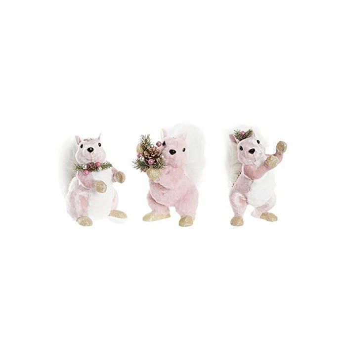 Weihnachtsdekoration - DKD Home Decor - Rosa - Polyester - 61x49x49 cm - 5 kg