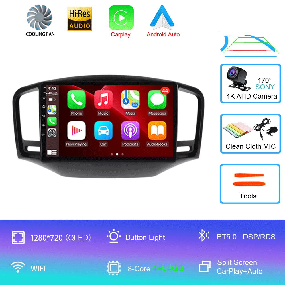 Android 14 For Roewe350 2010-2016 MG(350) 2010-2012 Car Multimedia Radio GPS CarPlay 360 Panoramic Voice Control 4G WiFi Head Un