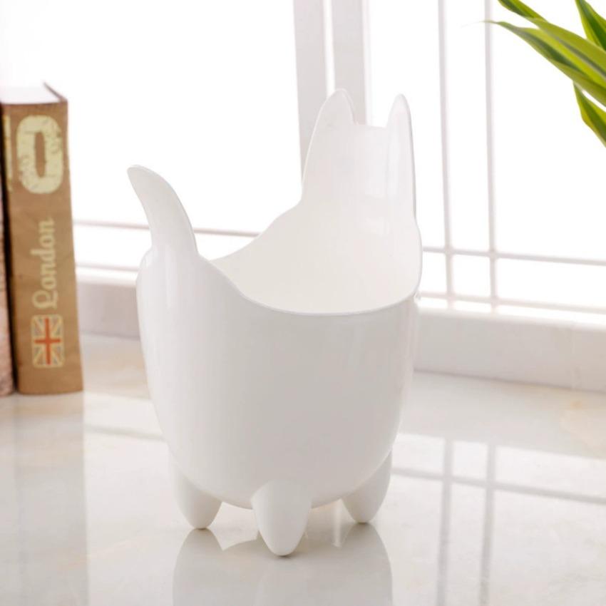 Trash Storage Bucket Household Supplies Desktop Trash Can Without Cover Cat Shape Capacity Garbage Storage Living Room Bedroom