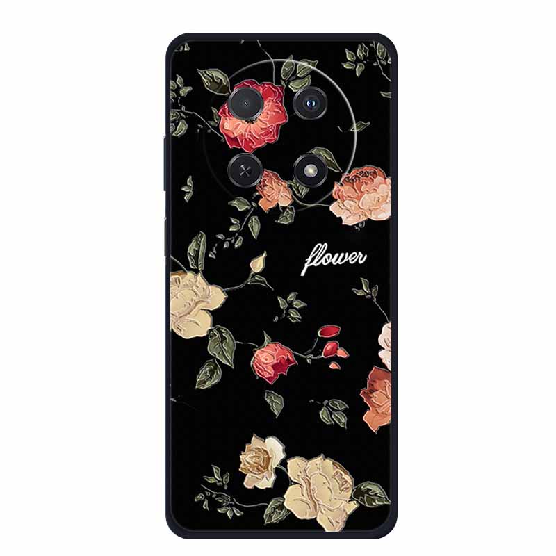 3D Emboss Case For Huawei Nova 14i Phone Case Coque Flowers Silicone Soft Back Cover For Huawei Nova 13i Y91 12i Case Funda Para