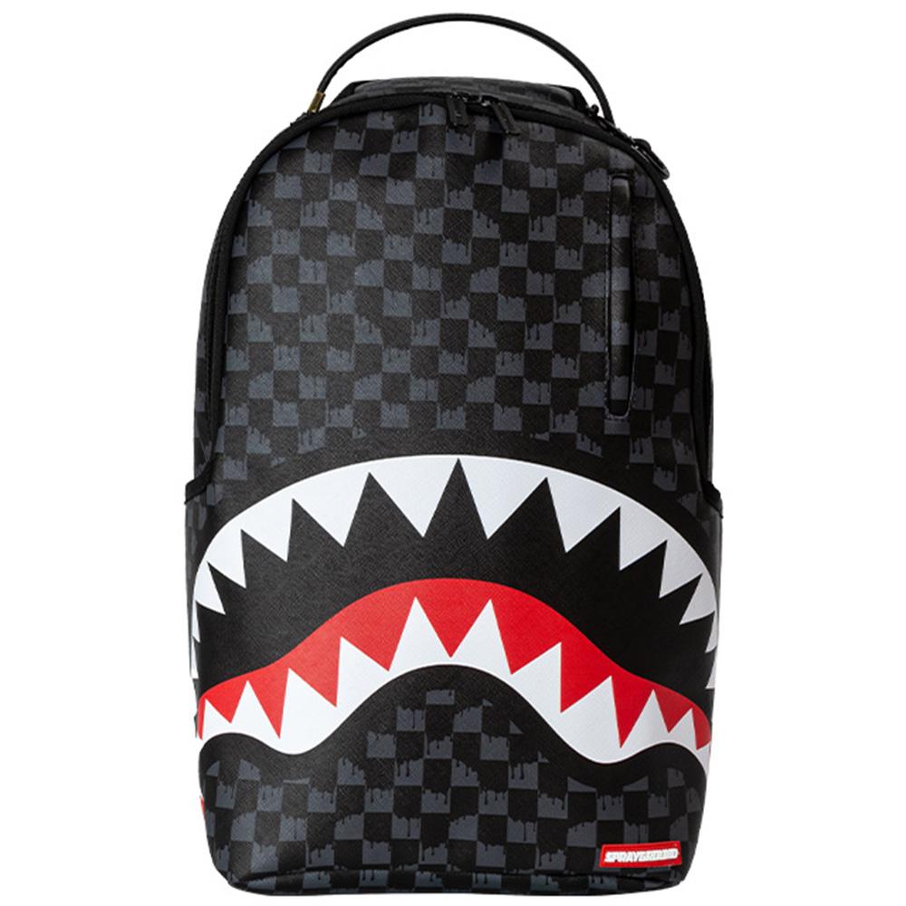 Sprayground Klasisks Monogrammas Rūtainais PVC Mugursoma