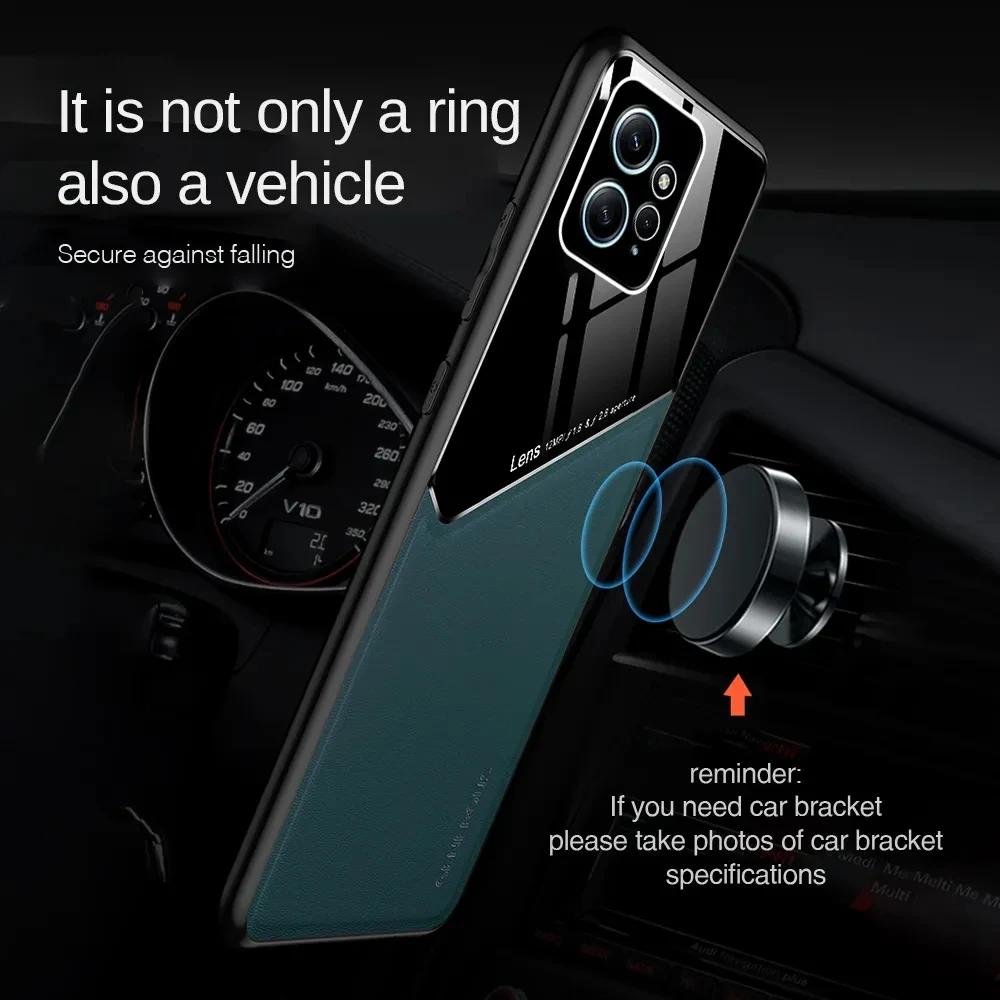Shockproof Case for Xiaomi Redmi Note 12 Pro 5G 12S 12C 10C 11 11S 10S 10 Pro Protective Cover Magnetic Holder Coque Fundas
