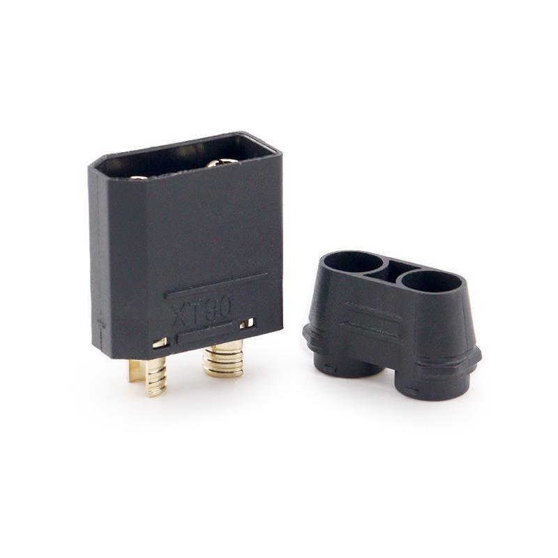 XT90E-F Mounting Base Female Connector for Lithium Battery Charging, High Current XT90 Plug for Model Aircraft