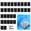 30PCS Craft Finger Sponge Daubers with Storage Box ,Drawing Project Finger Painting Sponge Set for Card Making, Painting, Stampi