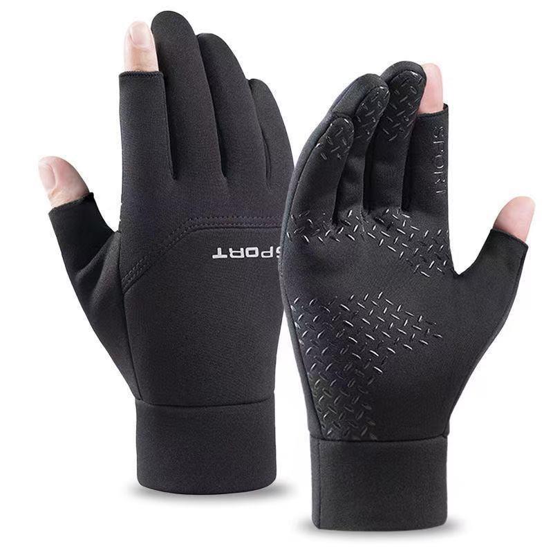 1 Pair Winter Waterproof Windproof Anti-Slip Touchscreen Warm Gloves, Suitable For Outdoor Cycling, Driving, Skiing, Unisex