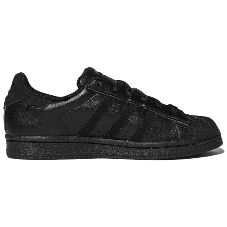adidas Orijinaller Superstar Deri Rahat Günlük Dayanıklı Alçak Üst Spor Ayakkabı Unisex Spor Ayakkabı Siyah HP2070