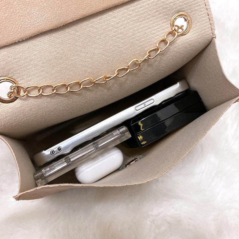 Women's bag summer new trend fashion oblique span women's bag lock chain one shoulder women's bag